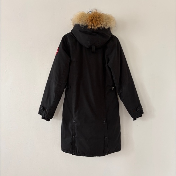 Canada Goose Aldridge Puffer Parka Coyote Fur Hood Arctic Tech Made in Canada - Picture 9 of 14